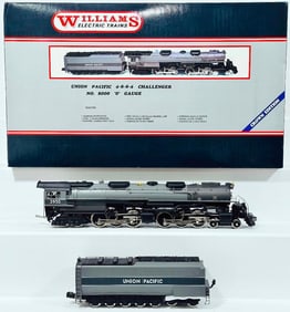 Williams Modern O Gauge Crown Edition Union Pacific 4?6?6?4 Challenger Steam Locomotive and Tender