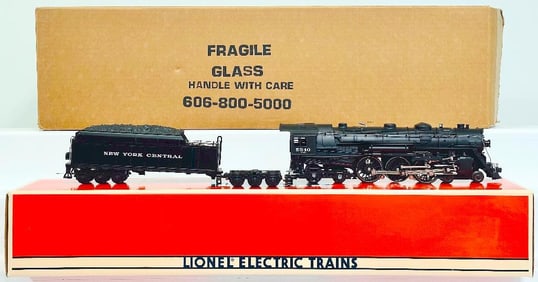 Lionel Modern O Gauge NYC 700E 4-6-4 Hudson Locomotive/Tender Boxed with plexiglass showcase
