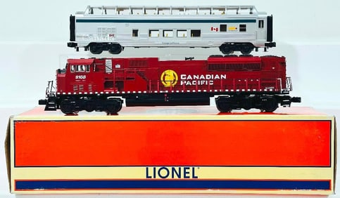 Lionel Modern O Gauge Canadian Pacific Lionmaster SD?90 Diesel Locomotive/Canadian Rail Full Vista