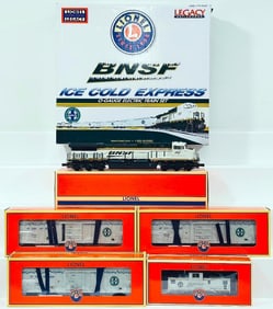 Lionel Modern O Gauge BNSF Ice Cold Express Freight Train Boxed