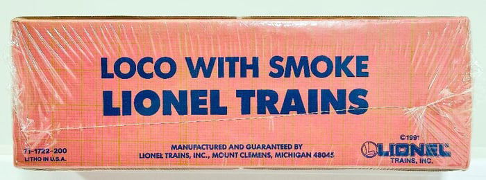 Lionel Modern O Gauge Girls Train #6 - 11722 from 1991 Boxed