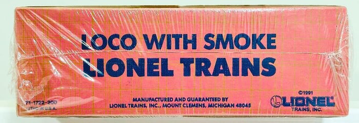 Lionel Modern O Gauge Girls Train #6 - 11722 from 1991 Boxed