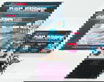 Lionel Modern O Gauge Rail Scope Video Camera System with Large-Scale 0-4-0 Steam Locomotive