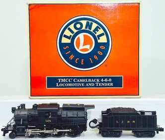 Lionel Modern O Gauge TMCC Camelback 4 - 6 - 0 Locomotive and Tender Boxed