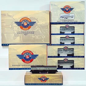 Lionel Modern O Gauge Canadian Pacific F3 A - A Passenger Set/F - 3 Canadian Pacific B Unit W/RS