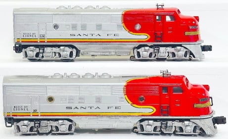Lionel Postwar O Gauge 2343 Santa Fe A Powered - 2343 Santa Fe A Powered Unit