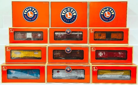 Lionel Modern O Gauge 6464 Archive 3 - Pack Set/6464 Box Car Archive 3 Pack/6464 BC Series IX Boxed