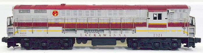 Lionel Postwar O Gauge 2321 maroon top FM Lackawanna Switcher