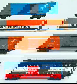 Lionel Postwar O Gauge 6464 - 475 Boston and Maine Box Car/6464 Great Northern Box Car
