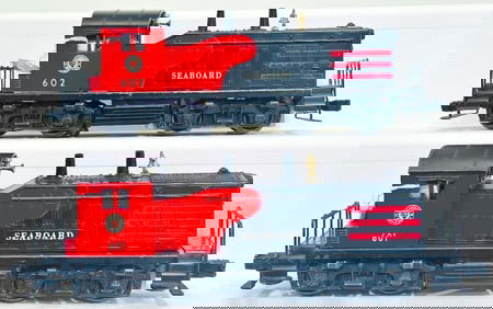 Lionel Postwar O Gauge 602 Seaboard Switcher and 601 Seaboard Switcher