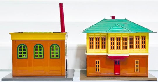 Lionel Prewar 456 Power Station and 437 Switch Tower