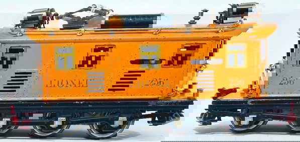 Lionel Prewar O Gauge 256 two motor orange Electric