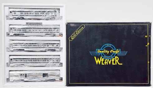 Weaver Modern O Gauge Canadian Pacific 5 Car Aluminum Passenger Set Boxed