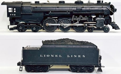 Lionel Postwar O Gauge 773 Steam Locomotive and 2426W Tender