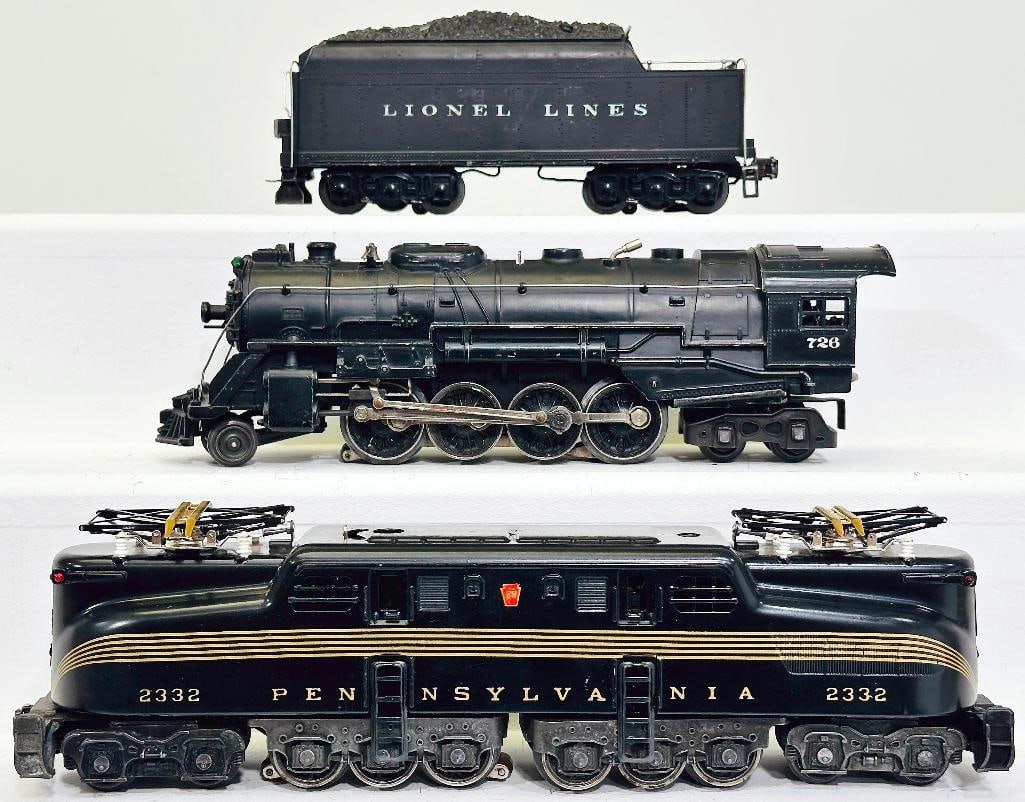 Lionel Postwar O Gauge 726 Steam Locomotive and 2426W Tender (1 of 6)