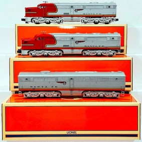 Lionel Modern O Gauge Santa Fe Alco PB – 1/2000 ATSF Alco PA – 1 Diesel Locomotive X2