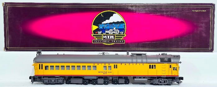MTH Modern O Gauge Premier Union Pacific DC – 3 Rail Inspection Car with PS 2.0 Boxed