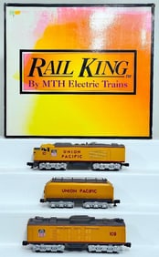 MTH Modern O Gauge Union Pacific Gas Turbine 3 - Piece Diesel Set Boxed