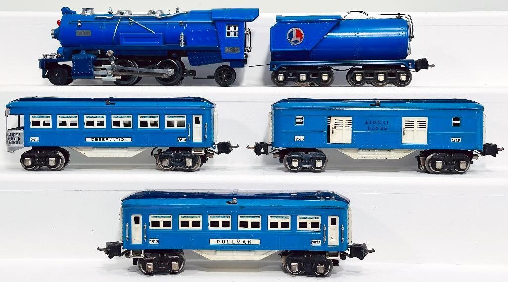 Lionel Prewar O Gauge 263E Blue Comet Passenger Set (1 of 6)