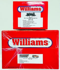 Williams Modern O Gauge Southern Pacific GS4 4 –8–4 Locomotive and Tender and NW–2 Santa Fe