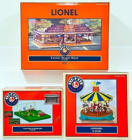 Lionel Modern O Gauge Lionel Hobby Shop - Playtime Playground - Carousel Boxed