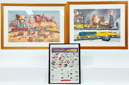 Angela Trotta Thomas “The Circus Comes to Town" Print 131 of 353/ “Flyer Fantasy"