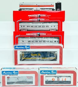 American Flyer Lionel Modern S Gauge Western Pacific B Unit with Rail sounds-Santa Fe GP-9 Nonpower