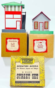 American Flyer Postwar S Gauge 764 Express Office - 593 Signal Tower - Mini Toys Miniature Models EP