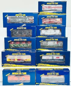 American Flyer Lionel Modern S Gauge Southern Pacific GP - 20 Diesel Switcher and Ten Assorted Cars