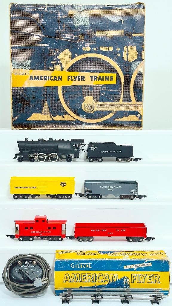 American Flyer Postwar S Gauge Set No. 5001T from 1950 Boxed (1 of 9)