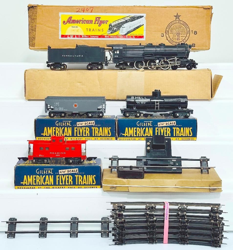 American Flyer S Gauge Set No. 4605 The Pennsylvania Freight Train from 1947 Boxed (1 of 9)