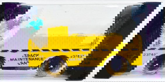 American Flyer Postwar S Gauge No. 23743 Track Maintenance Car in Clear - Pak