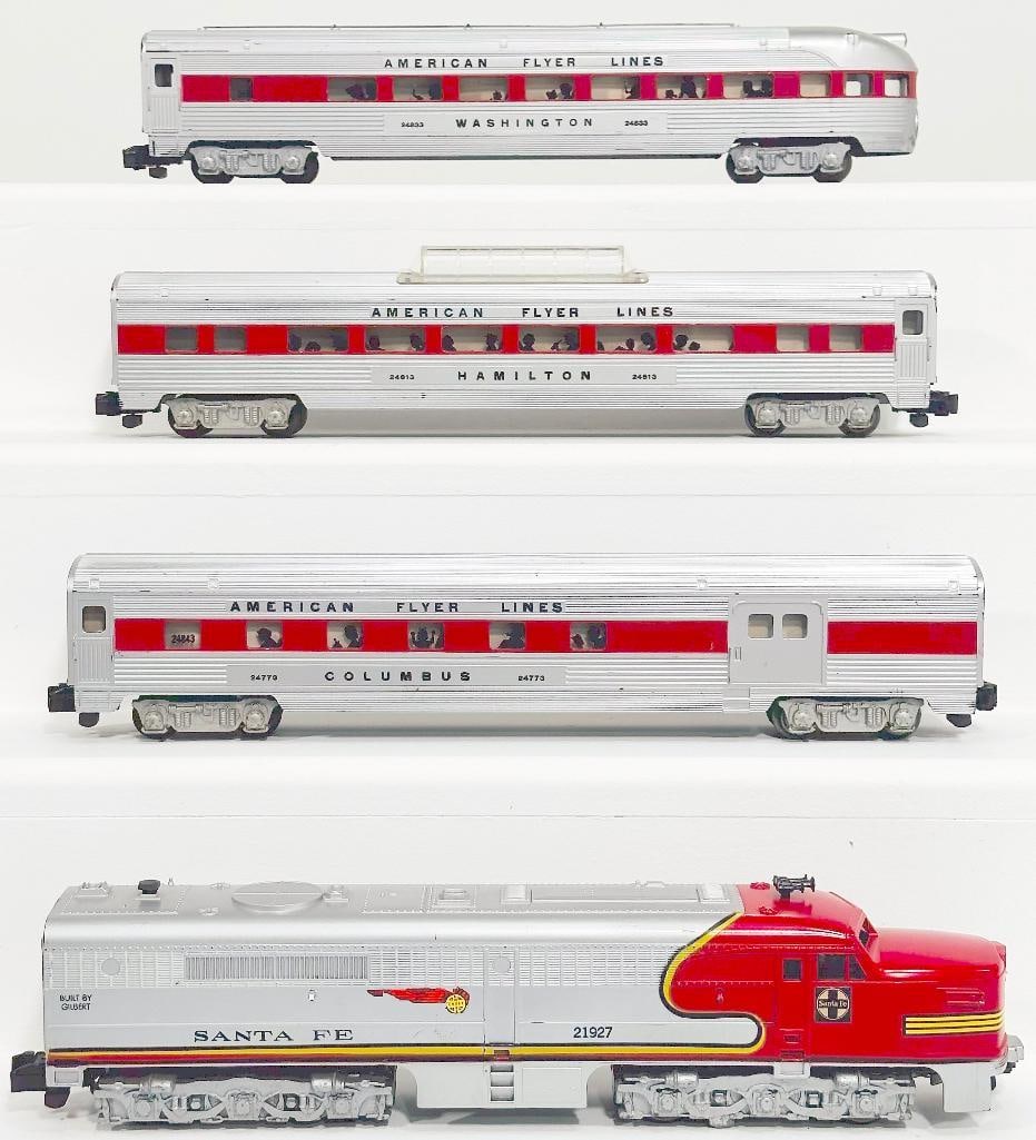 American Flyer Postwar S Gauge Set No. 20620 The Chief Santa Fe Passenger Set (1 of 6)