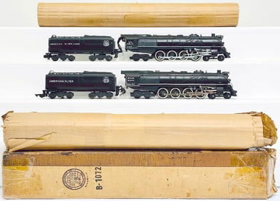 American Flyer Postwar S Gauge 336 Union Pacific Locomotive & Tender/334 DC UP Locomotive & Tender