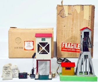 American Flyer Postwar S Gauge 785 Coal Loader and 752 Seaboard Coaler Boxed