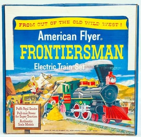 American Flyer Postwar S Gauge Set No. 23099 Frontiersman Passenger Set Boxed