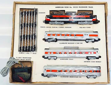 American Flyer Postwar S Gauge Set No. 20520 New Haven Passenger Set Boxed
