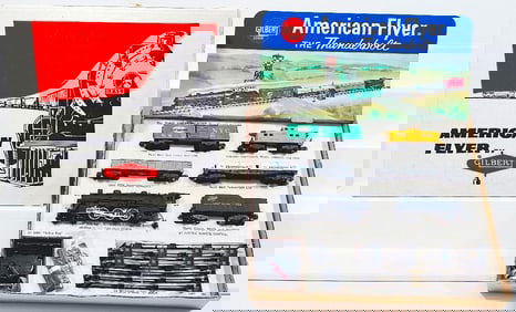 American Flyer Postwar S Gauge Set No. 20615 The Thunderbolt Freight Train from 1960 Boxed