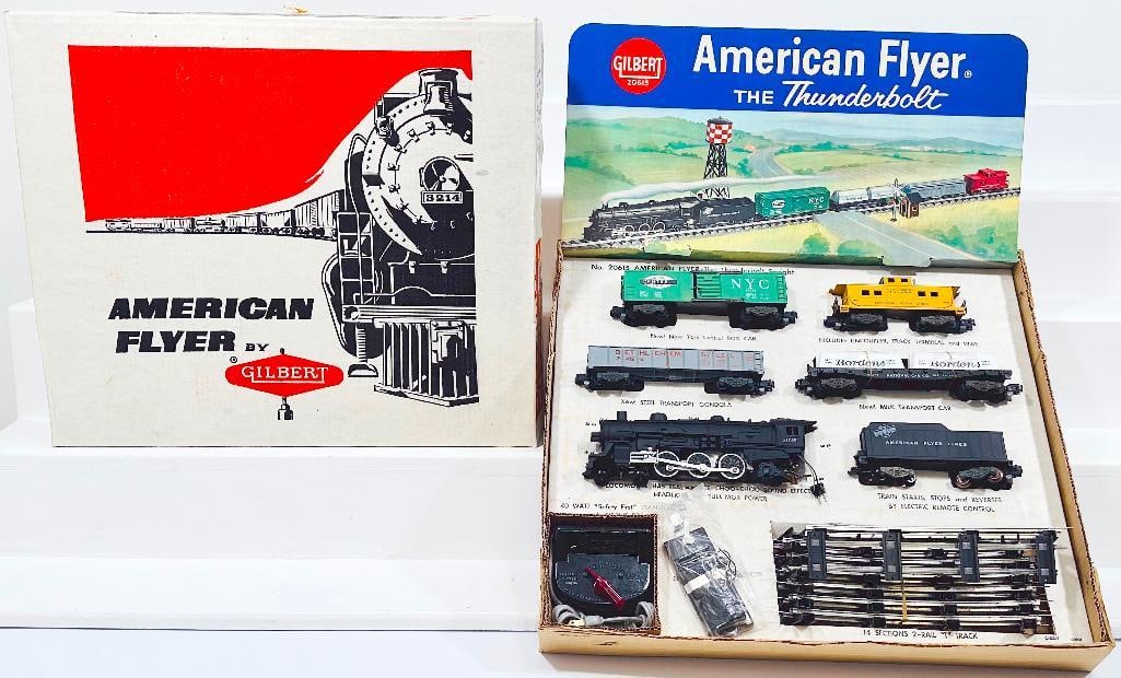 American Flyer Postwar S Gauge Set No. 20615 The Thunderbolt Freight Train from 1960 Boxed (1 of 7)