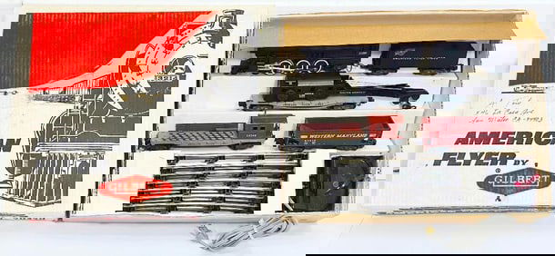 American Flyer Postwar S Gauge Set No. 20420 The Mountaineer Freight Set from 1958 Boxed