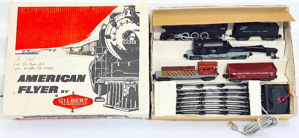 American Flyer Postwar S Gauge Set No. 20420 The Mountaineer Freight Set from 1958 Boxed (1 of 8)