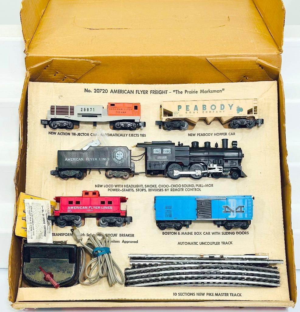 American Flyer Postwar S Gauge Set No. 20720 The Prairie Marksman from 1961 Boxed (1 of 7)