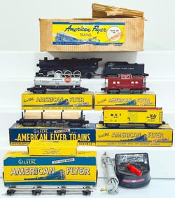 American Flyer Postwar S Gauge Set No. 5620T The New Mountaineer Freight Set from 1956 Boxed