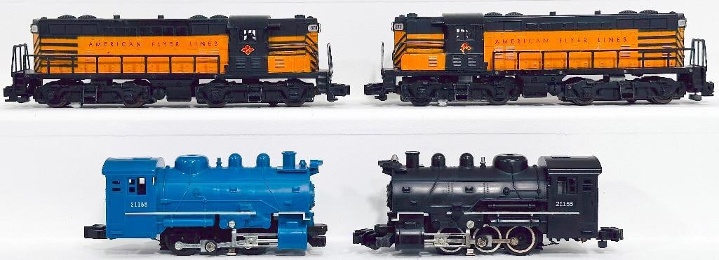 American Flyer Postwar S Gauge 377 and 378 TP Switcher/ 21155 0-6-0 Switcher/ 21158 0-6-0 Switcher (1 of 6)