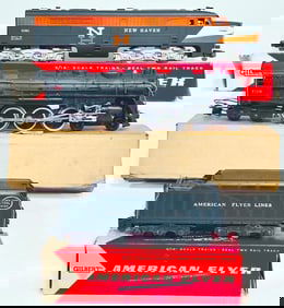 American Flyer Postwar S Gauge 21560 New Haven A Powered Unit Diesel Alco/21130 Hudson Locomotive