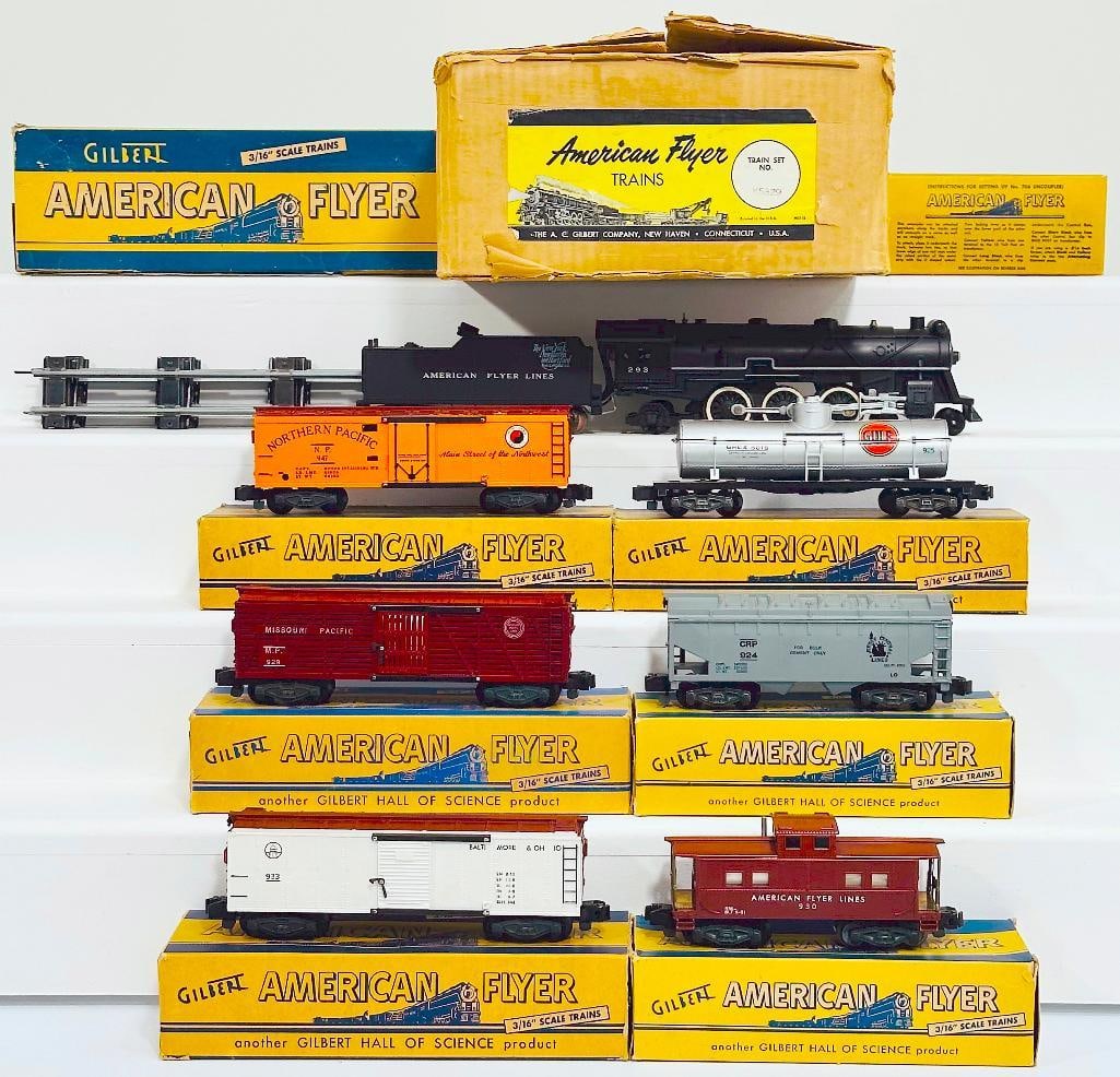 American Flyer Postwar S Gauge Set No. K5329 The Meteor Steam Freight Train from 1953 Boxed (1 of 9)
