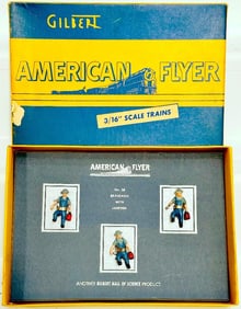 American Flyer Postwar S Gauge 35 Brakeman with lantern Set Boxed