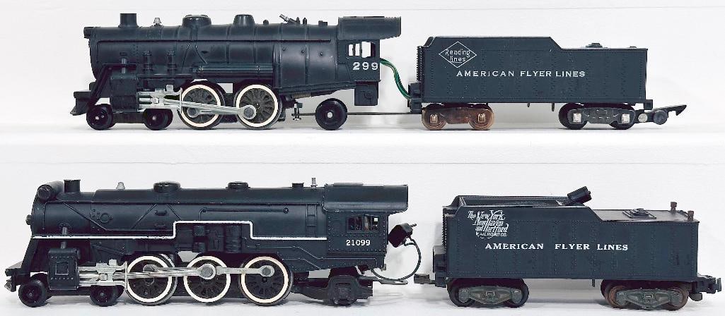 American Flyer Postwar S Gauge 21099 New York, New Haven Hartford Locomotive and Tender (1 of 6)