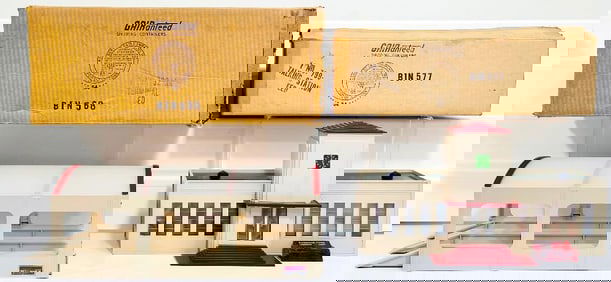 American Flyer Postwar S Gauge 799 Talking Station Boxed and 792 Terminal Shed Boxed