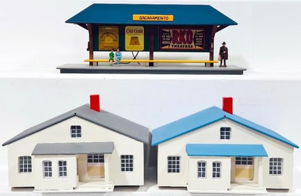 American Flyer Bill Parr Reproductions S Gauge Sacramento Suburban Station and Building House X2